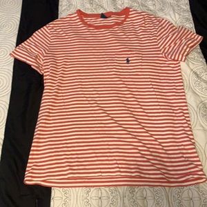 Striped polo shirt